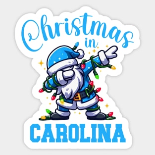 Christmas In Carolina Sticker